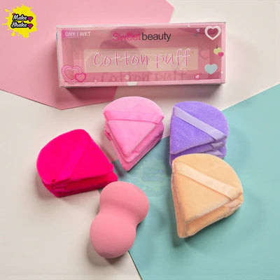 Sweet Beauty Cotton Puff 13 Pcs