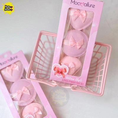 Mocallure Ultra Soft 3 Pcs Puff Set
