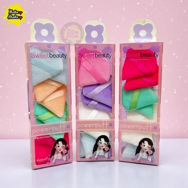 Sweet Beauty Triangle Makeup Puff 8 Pcs ( Powerf Puff )