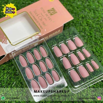 Roseberry Stick On Nails ( BR14 )