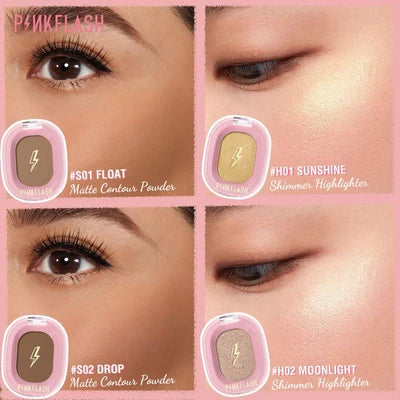 Pink Flash Contour & Highlighters