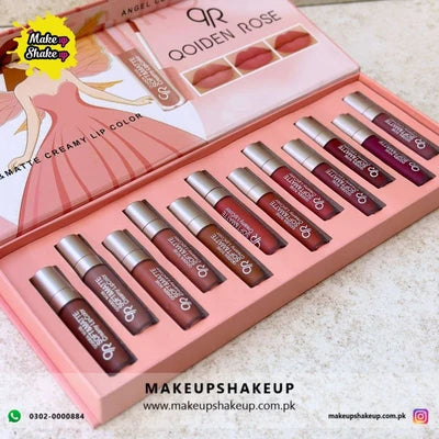 Qoiden Rose Liquid Mattes 12 pcs Set