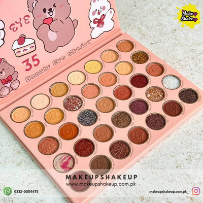 Colorfull Rainbow 35 Color Bear Eyeshade Palette