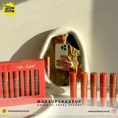 Color Castle Make Your Lips Liquid Matte Set 6 Colors