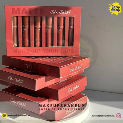 Color Castle Make Your Lips Liquid Matte Set 6 Colors