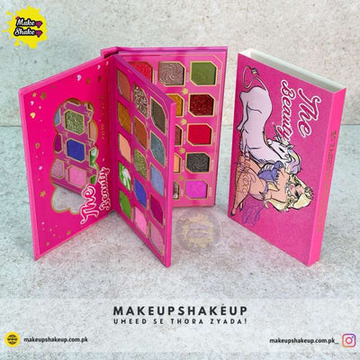 Kevin & Coco The Beauty Book Eyeshade Palette ( 30 Colors ) - Pink