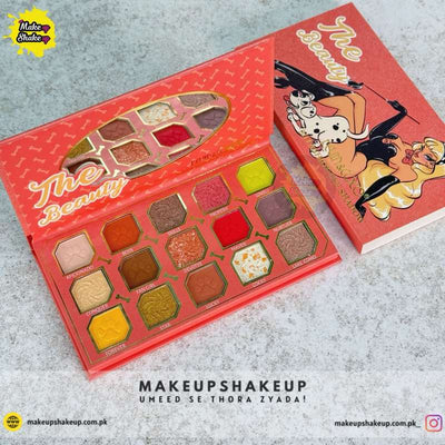 Kevin & Coco The Beauty Book Eyeshade Palette ( 30 Colors ) - Orange