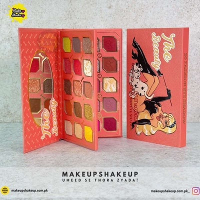 Kevin & Coco The Beauty Book Eyeshade Palette ( 30 Colors ) - Orange