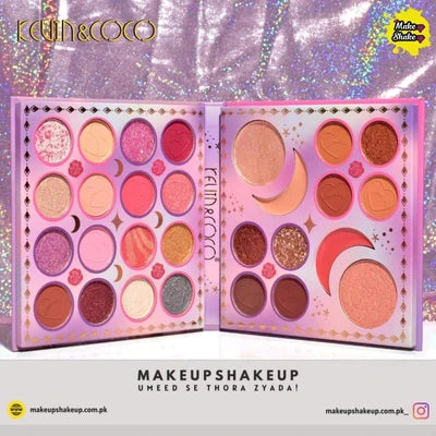 Kevin & Coco Eyeshadow Makeup Set (Purple Bag)