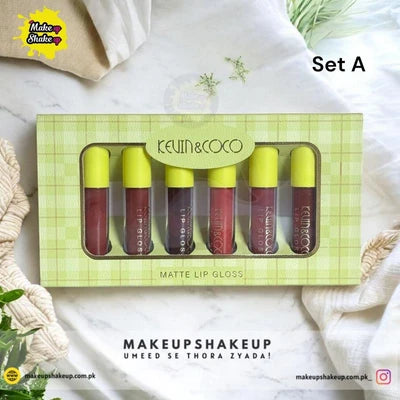 Kevin & Coco Liquid Mattes SET A ( Light Green Packaging )