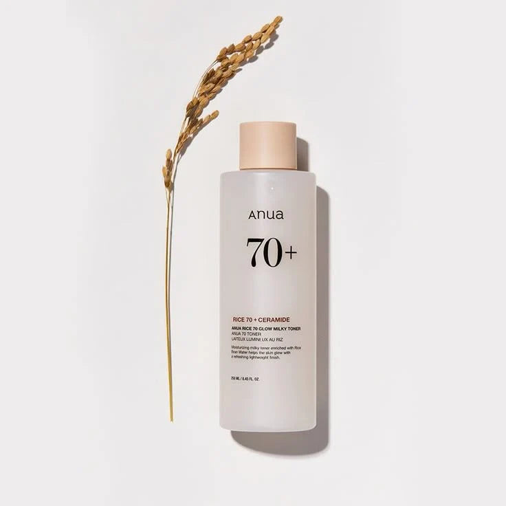 Anua Rice 70+ Ceramide Glow Milky Toner