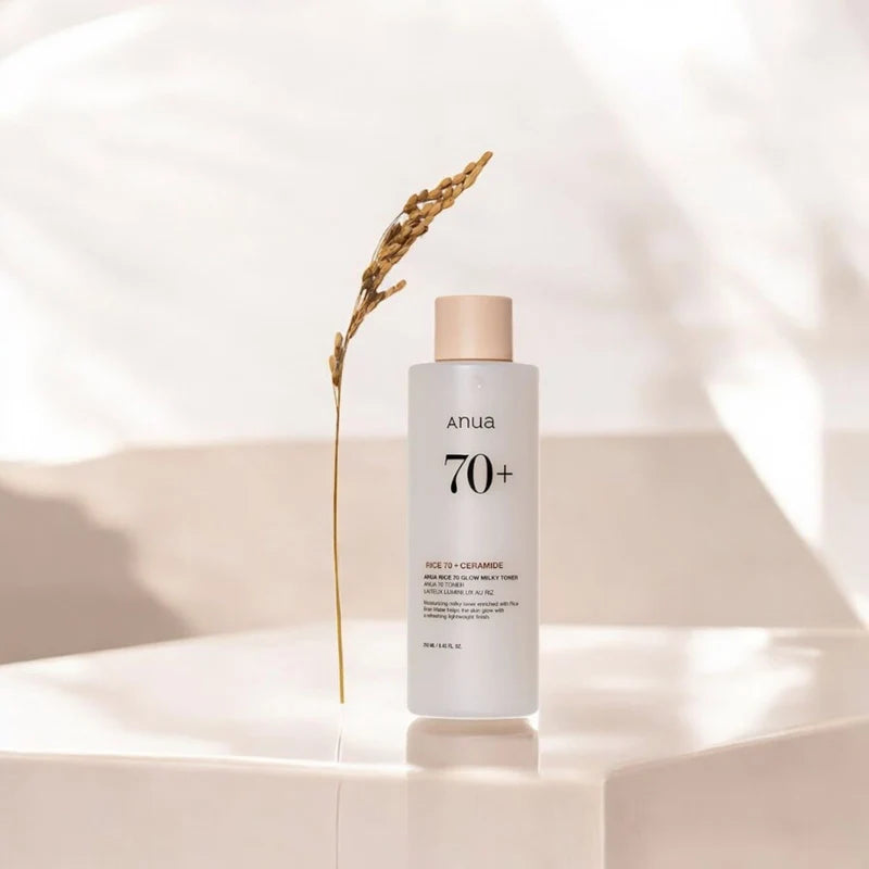 Anua Rice 70+ Ceramide Glow Milky Toner