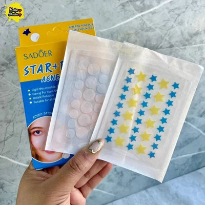 Sadoer Acne Patches Round Plus Star 36 Patches
