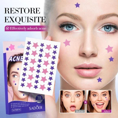 Sadoer Acne Patches Star Design 78 Patches