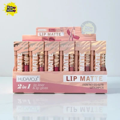 Hudamoji 2 in 1 Lip Matte Kit