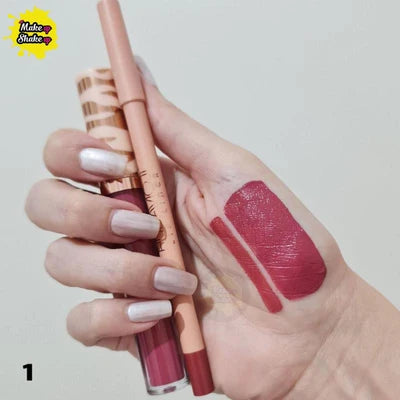Hudamoji 2 in 1 Lip Matte Kit