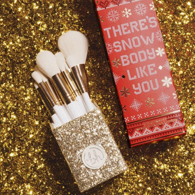 Bh Cosmetics Snow Body Set 12 Pcs Brushes - Limited Edition