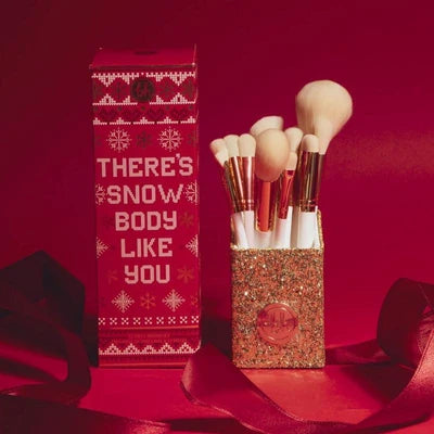 Bh Cosmetics Snow Body Set 12 Pcs Brushes - Limited Edition