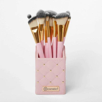 Bh Cosmetics Pink Studded Brush 12 Pcs Set