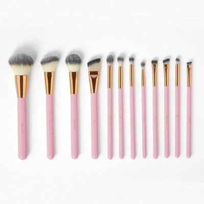 Bh Cosmetics Pink Studded Brush 12 Pcs Set