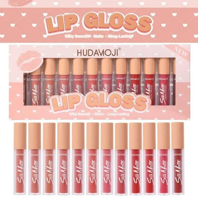 Hudamoji Silk Smooth Matte Lipgloss Set