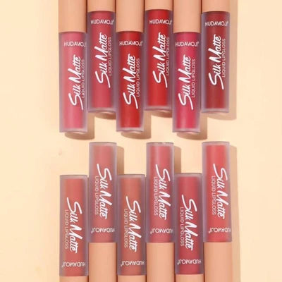 Hudamoji Silk Smooth Matte Lipgloss Set
