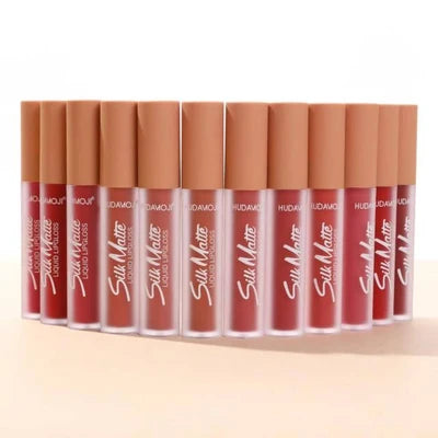 Hudamoji Silk Smooth Matte Lipgloss Set