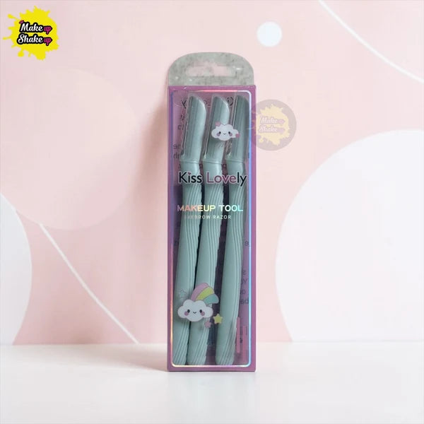 Kiss Lovely Eyebrow Razor 3 Pcs