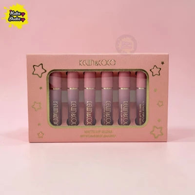 Kevin & Coco Liquid Mattes 6 Pcs Set ( Peachy Box )