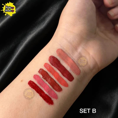 Kevin & Coco Liquid Mattes 6 Pcs Set ( Peachy Box )