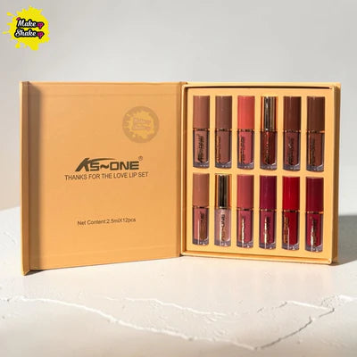 Ks- One Thanks for the Love Lip Set -12 Pcs