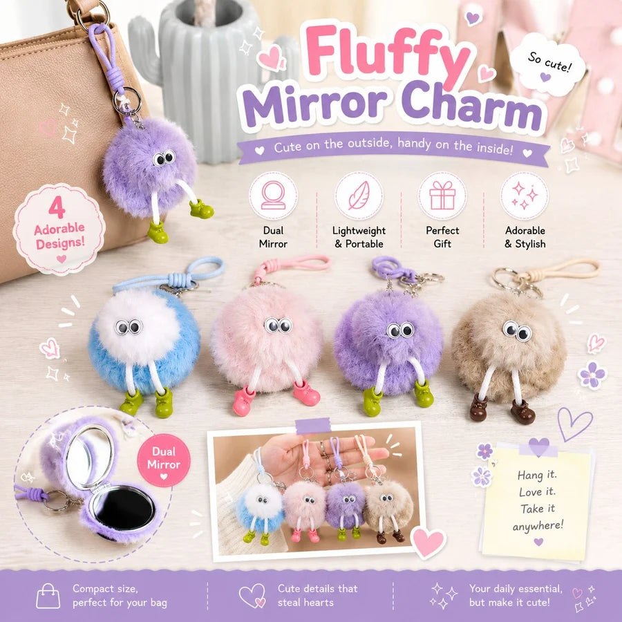 Pom Pom Mirror Charm