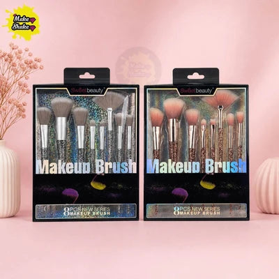 Sweet Beauty Makeup Brushes 8 Pcs Set