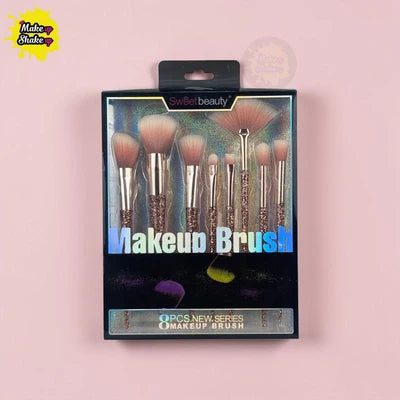 Sweet Beauty Makeup Brushes 8 Pcs Set